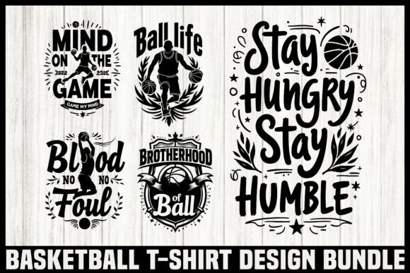 Basketball T-Shirt Design Bundle