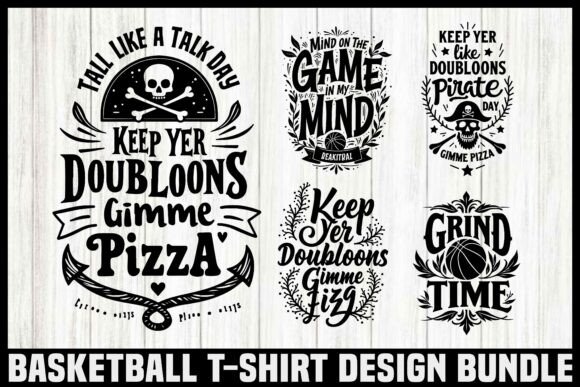 Basketball T-Shirt Design Bundle - Sport