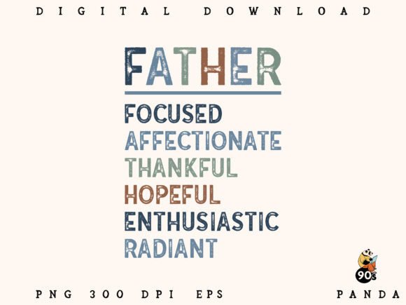 Bold Patient Kind Dad Design