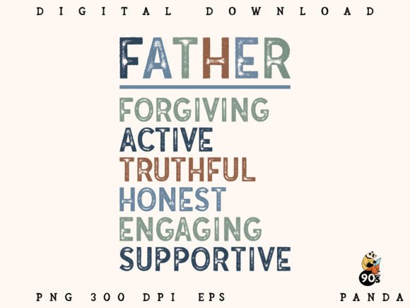Caring Loving Funny Dad Tee