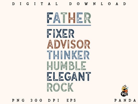 Creative Smart Kind Father