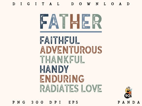 Faithful Cool Happy Dad Tee
