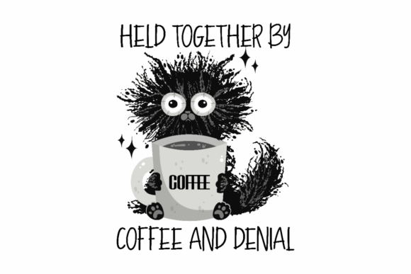 Funny Coffee and Denial Quote