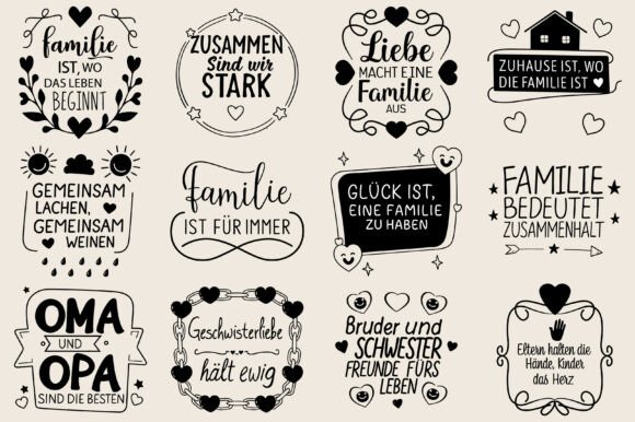 German Family Sayings Plotter File