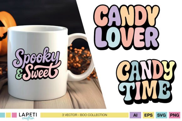 Halloween Candy Quotes SVG Set