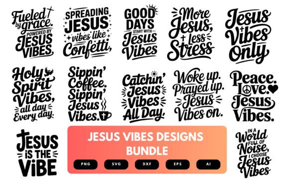 Jesus Vibes SVG Bundle