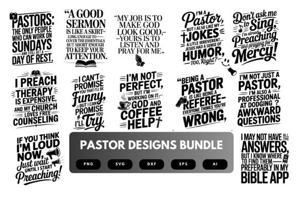 Pastor SVG Bundle Review