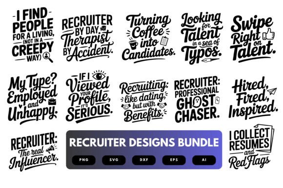 Recruiter SVG Bundle Review