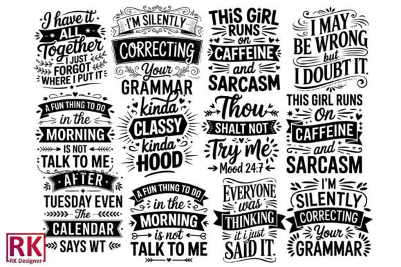 😏 Sarcastic SVG Bundle